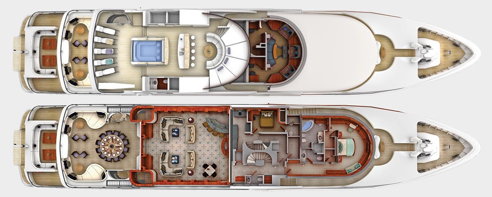 Loon yacht charter layout