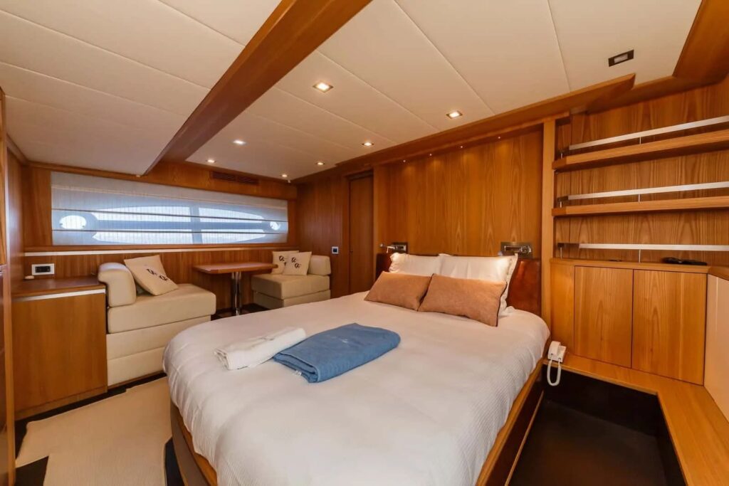 secret life yacht charter master suite