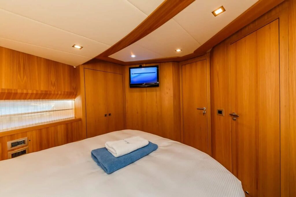 secret life yacht charter vip stateroom