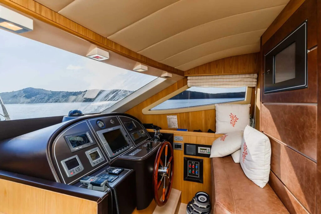 secret life yacht charter wheelhouse