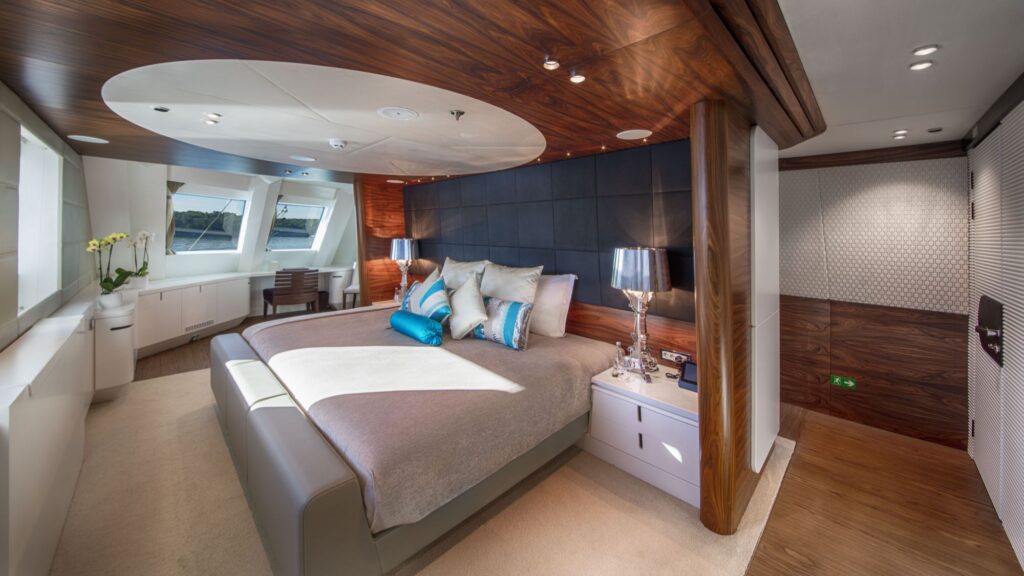 katina yacht charter front vip cabin