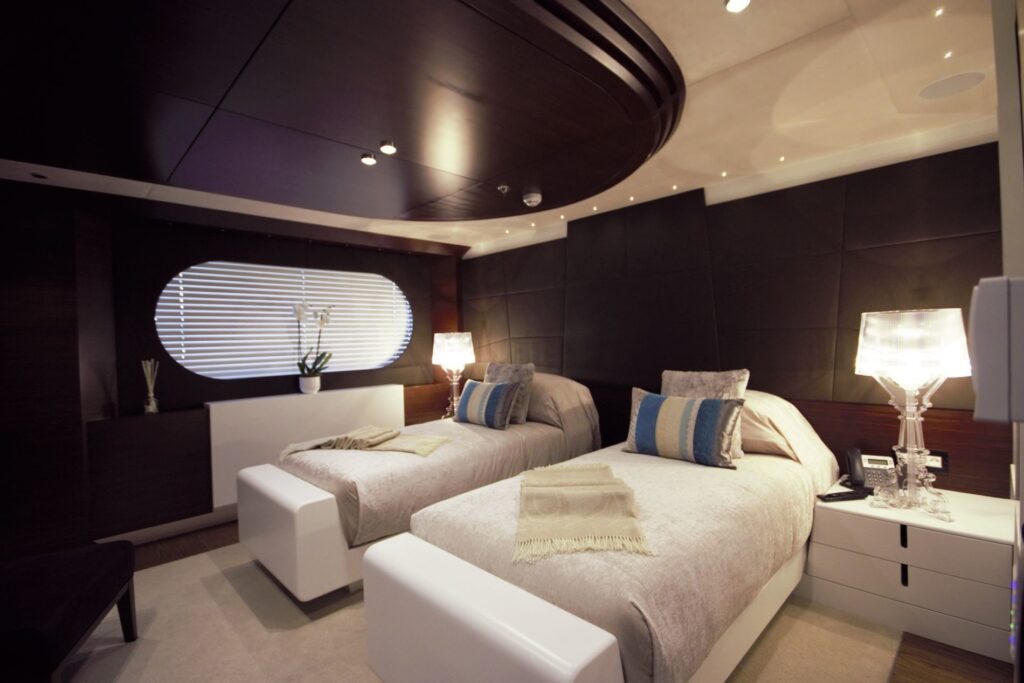 katina yacht charter twin cabin