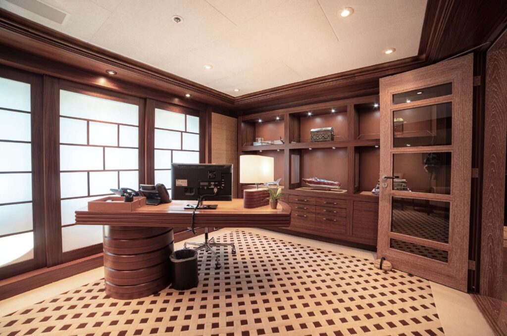 trident yacht charter office area