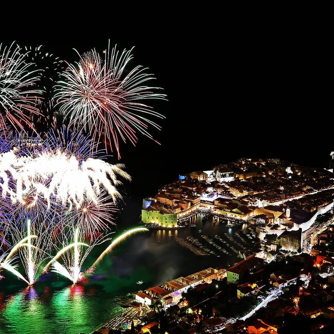 The amazing fireworks display beneath the old city walls always leaves guests breathless