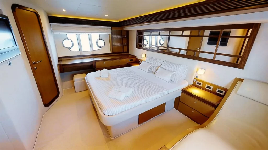 amy yacht charter master suite