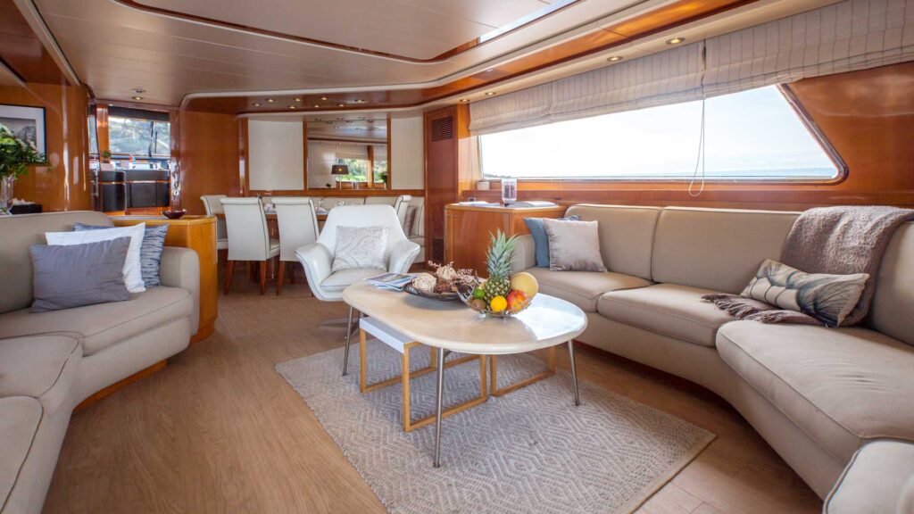 solal yacht charter salon area