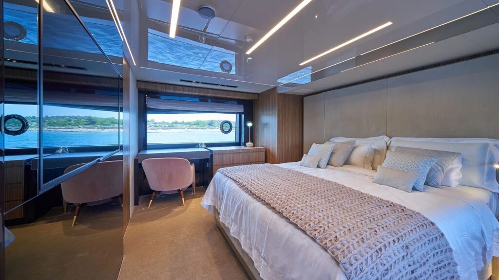 Nikita Yacht Charter master suite