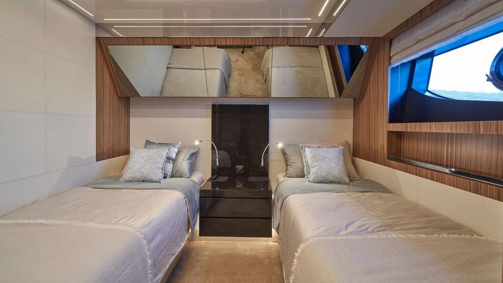 Nikita Yacht Charter two single beds