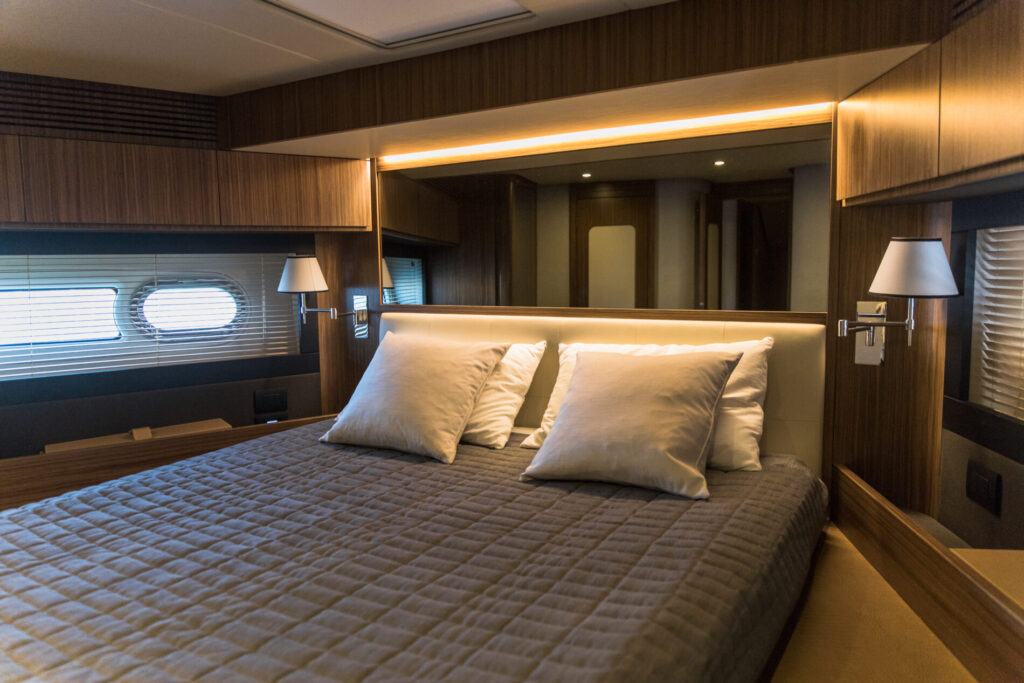 bollinger yacht charter vip stateroom