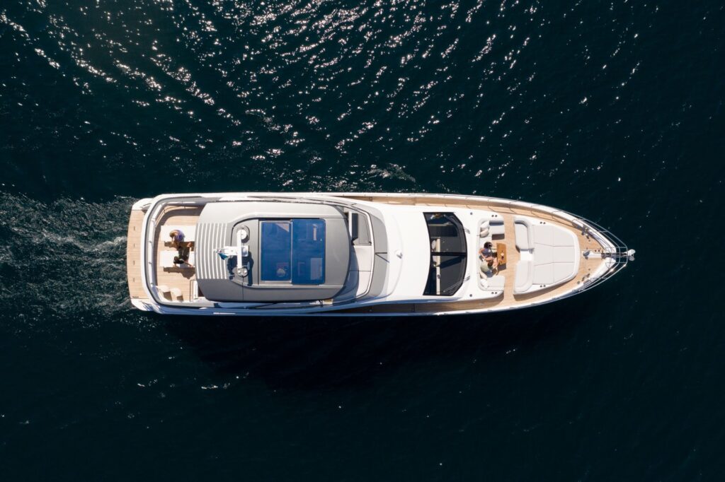 prewi yacht charter view from above