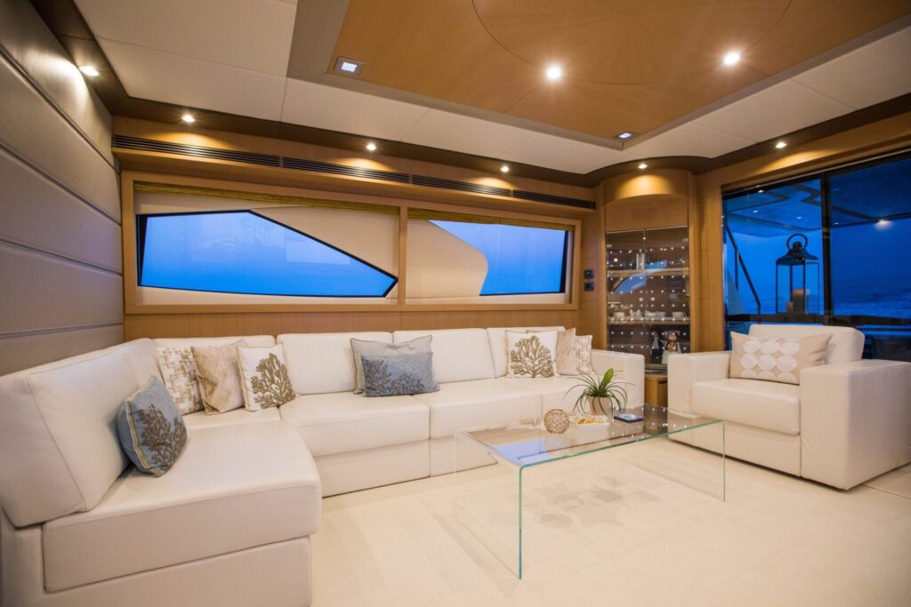 salt yacht charter salon view