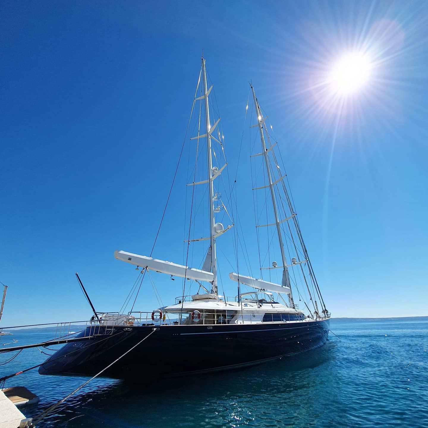 Parsifal II yacht at anchor - Below Deck Croatia