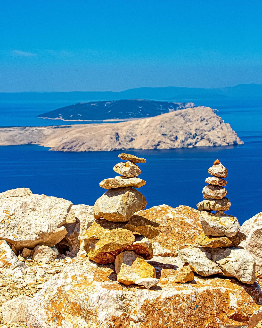 Goli Otok island from a distance