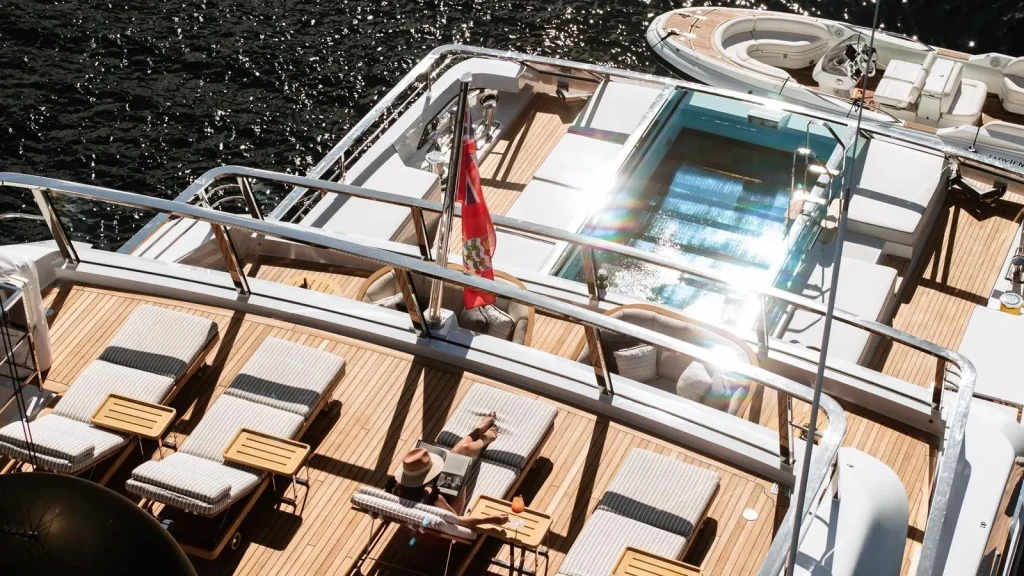 lady lena yacht charter aft decks
