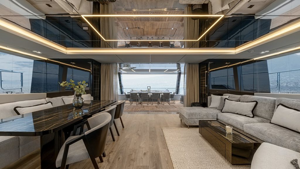 amileo catamaran yacht main deck ()