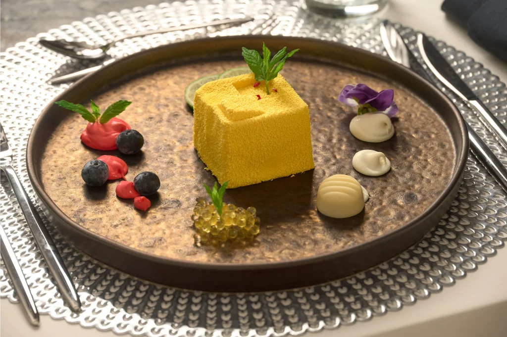 cristal yacht charter dessert