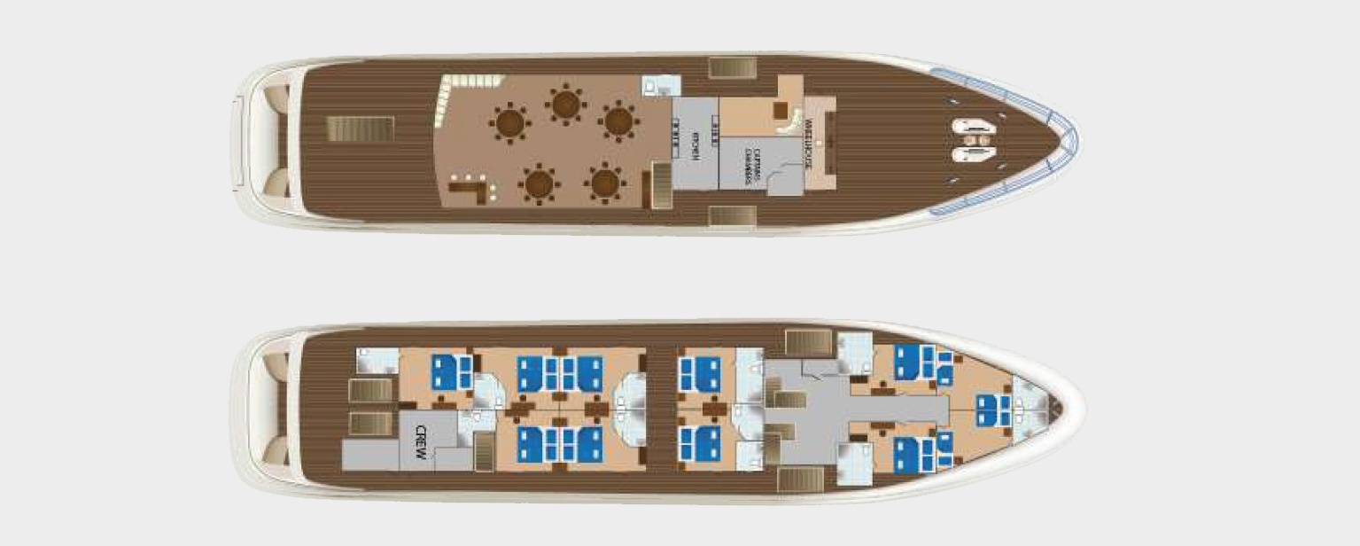 Cristal Deck Plan All decks