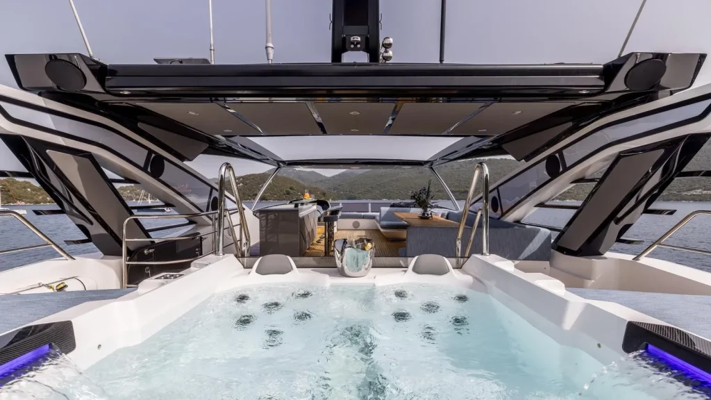 exit yacht charter jacuzzi