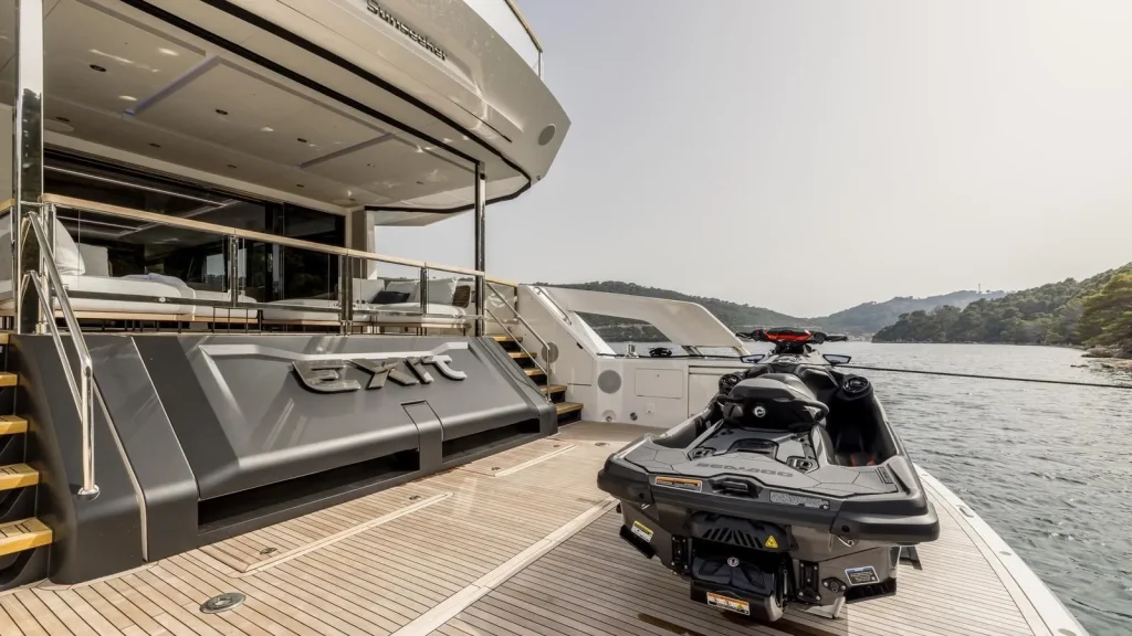 exit yacht charter jet ski