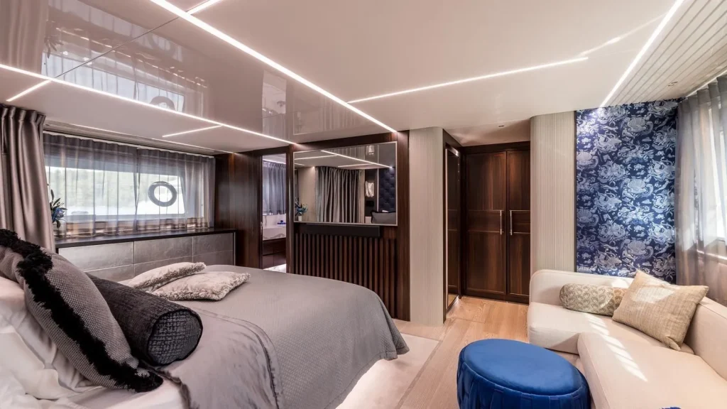 exit yacht charter master cabin area