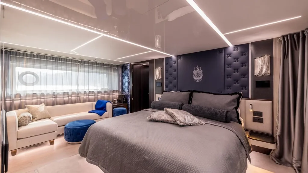 exit yacht charter master cabin view