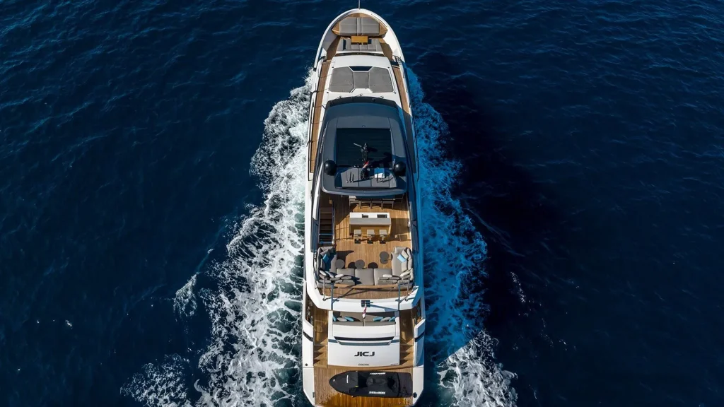 jicj yacht charter view from above