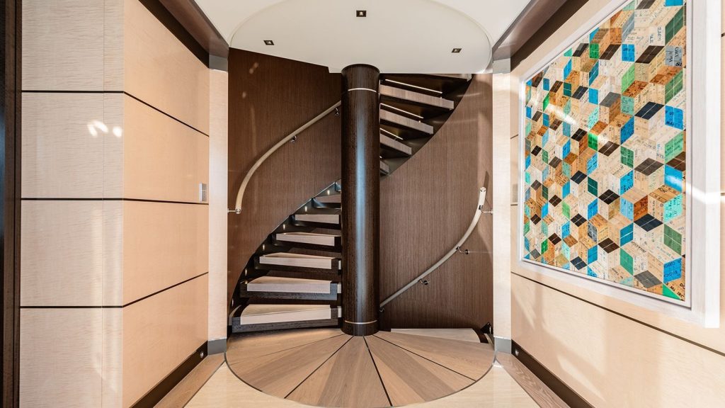 moskito yacht charter stairway