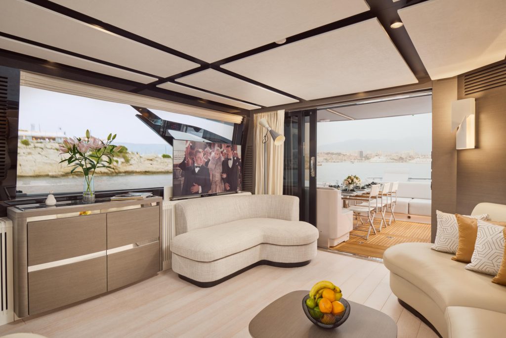 myne yacht charter salon view