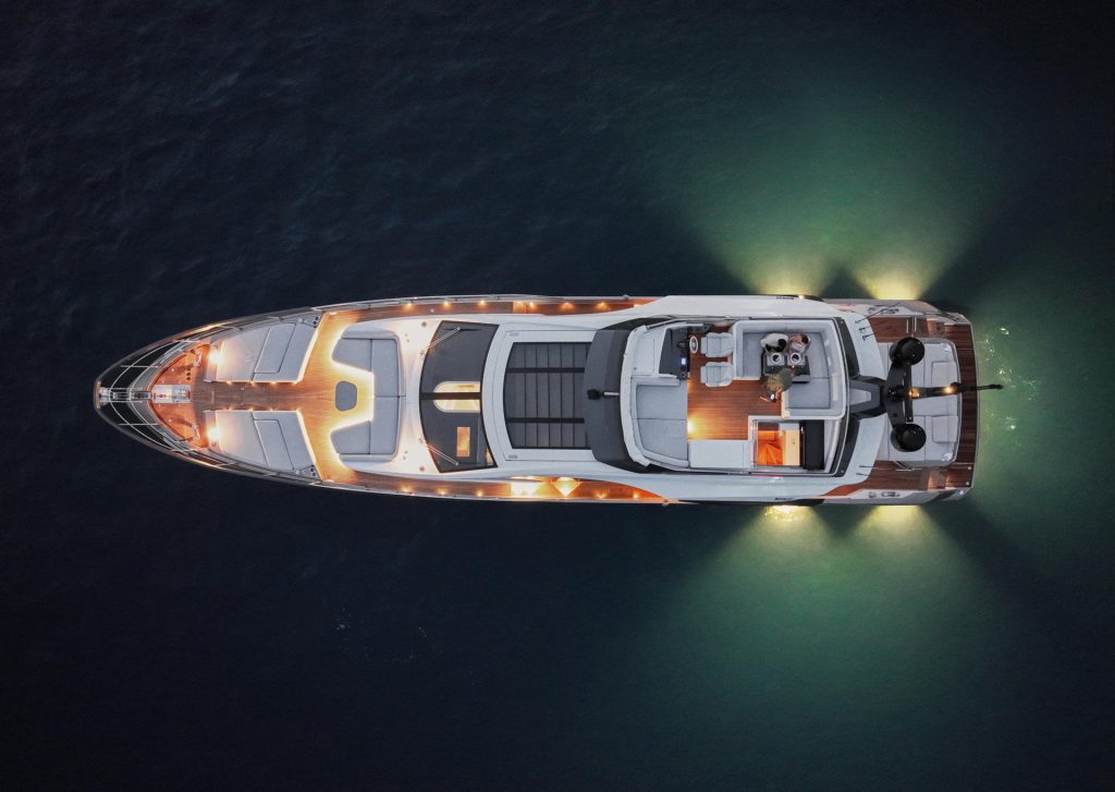 myne yacht charter view from above