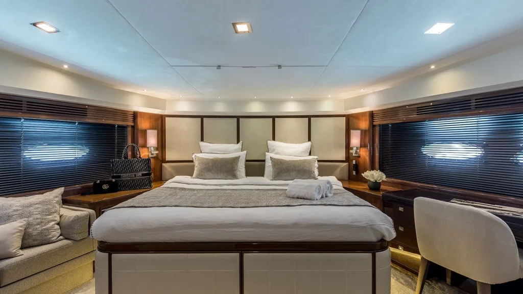 experience yacht charter vip cabin
