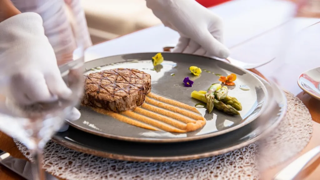 victory yacht charter nd course menu