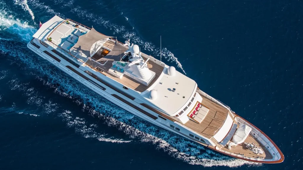 victory yacht charter aerial cruising