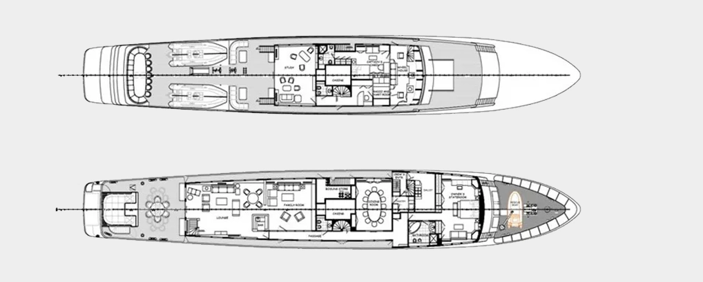 victory yacht charter layout