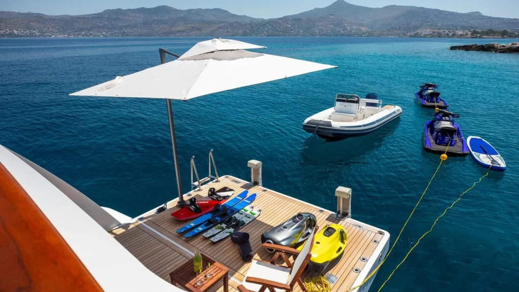 victory yacht charter water toys