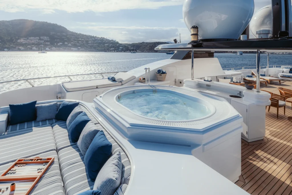 adventure yacht charter jacuzzi