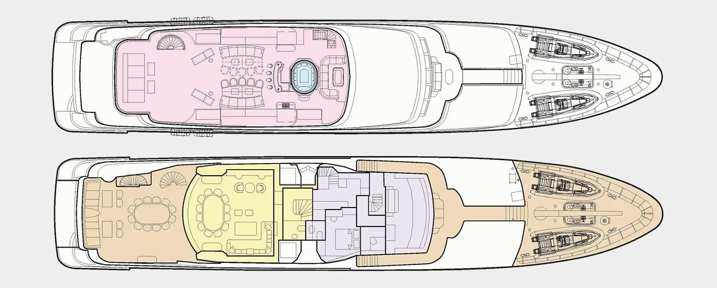adventure yacht charter layout