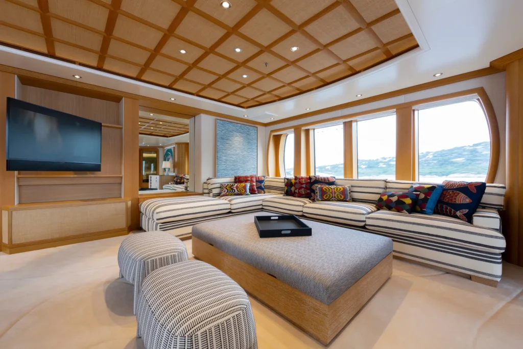 adventure yacht charter sky lounge view